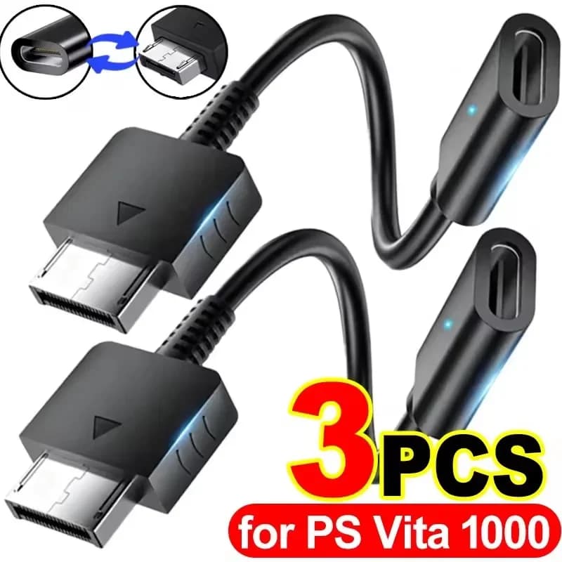 Cavi di Ricarica USB-C Femmina per PS Vita Serie PCH-1000, Adattatori di Ricarica, Cavi USB-C Femmina per Controller PS Vita 1000
