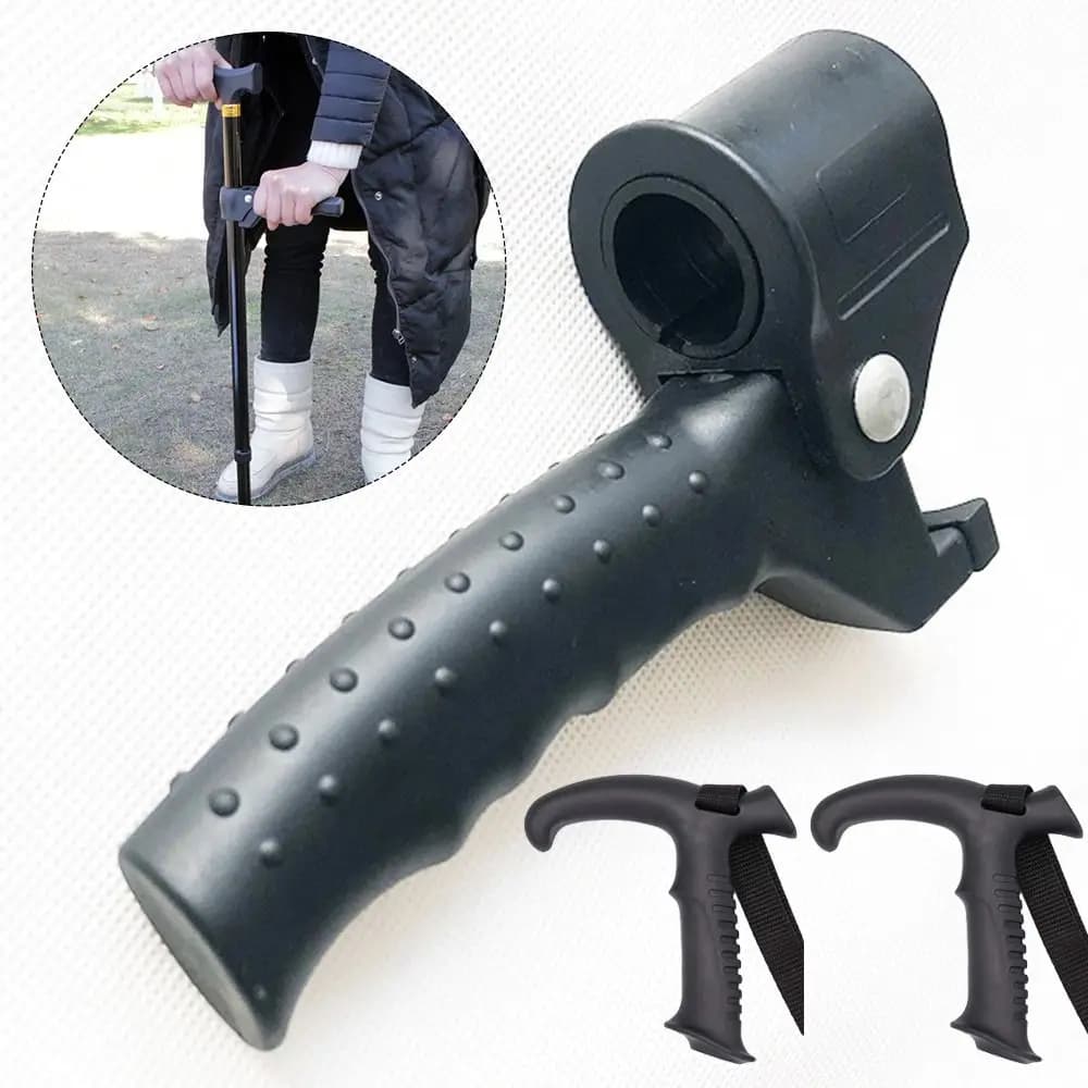 18/20/22mm single foot handle adapter walking stick converter for rod grip Trekking attachment for head monofoot tool for hiking