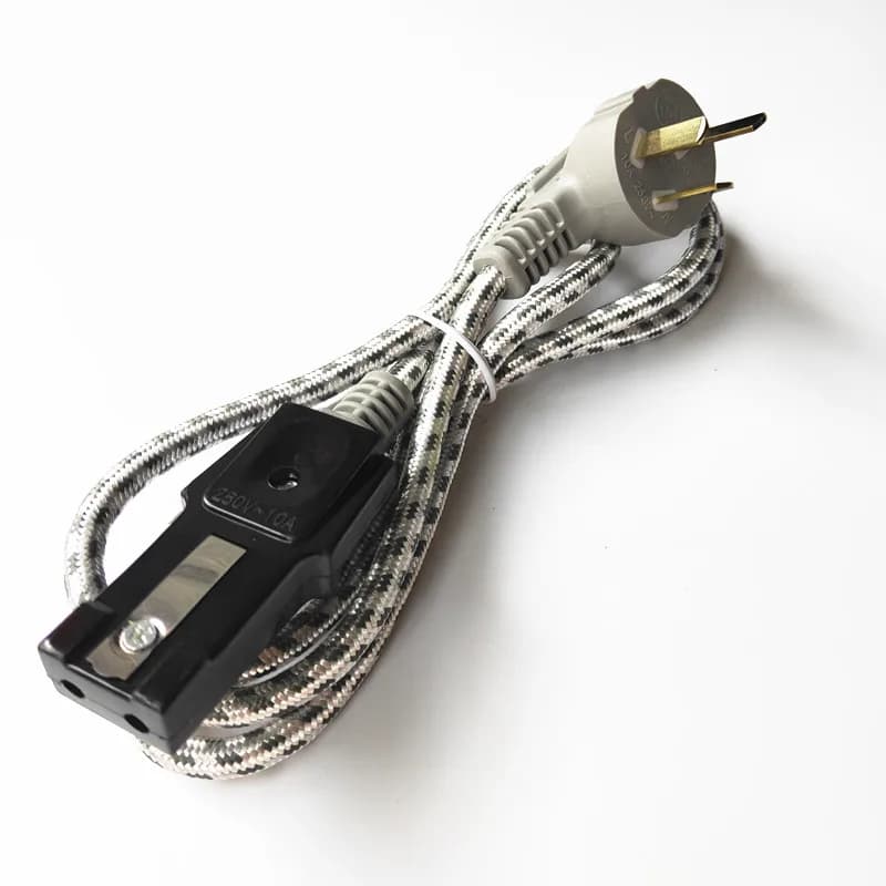 Suitable for Triangle rice stove old style/electric stove/electric kettle 2-hole plug 1.5 meters
