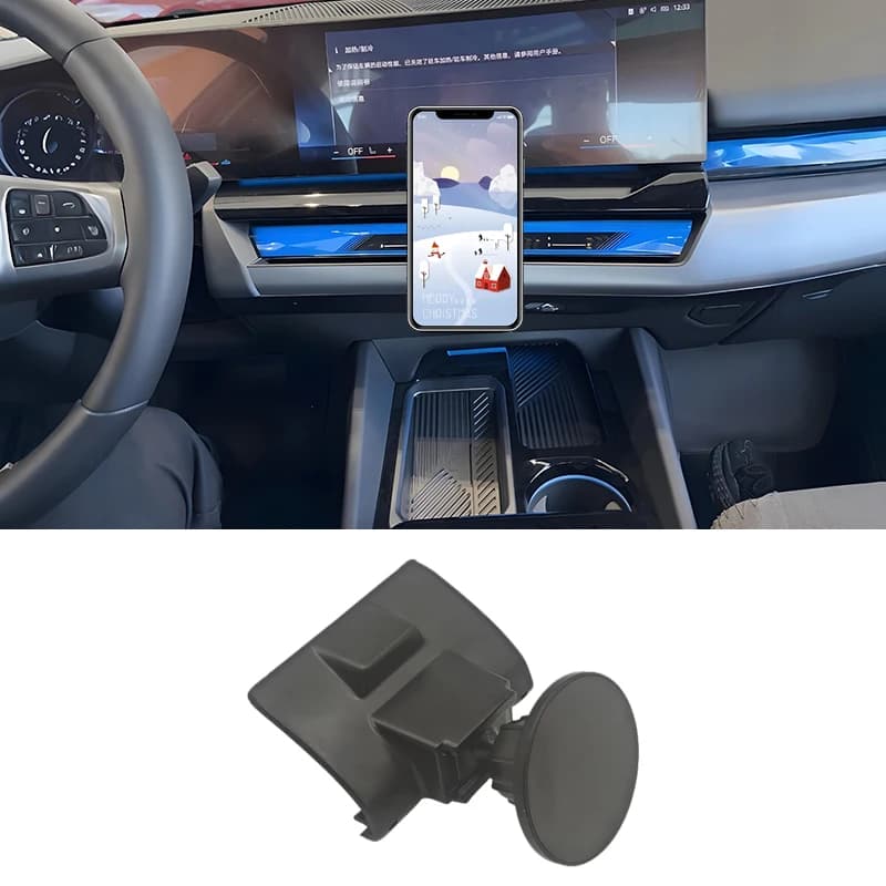 Per BMW Serie 5 2024 2025 i5 G60 BEV Auto ‌ Accessori Supporto magnetico per telefono montato sul cruscotto