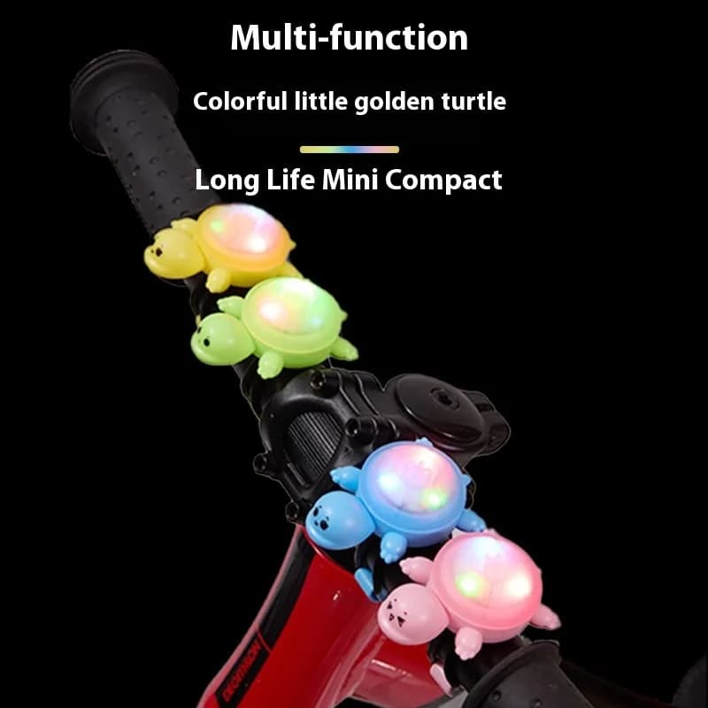 Bicycle Turtle Tail Light LED Colorful Cycling MINI Light Waterproof MTB Road Night Riding Safety Warning Lamp Bike Accessories