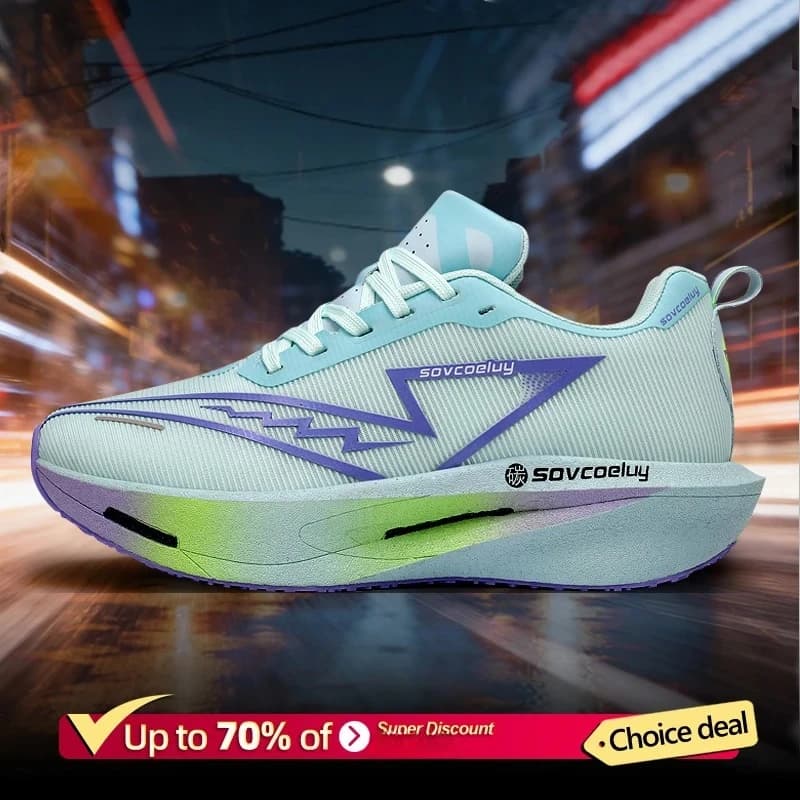 New Marathon Carbon Board Men Running ShoesSpeciality Sports Breathable Lightweight Women's Comfortable Athletic Chunta Sneakers