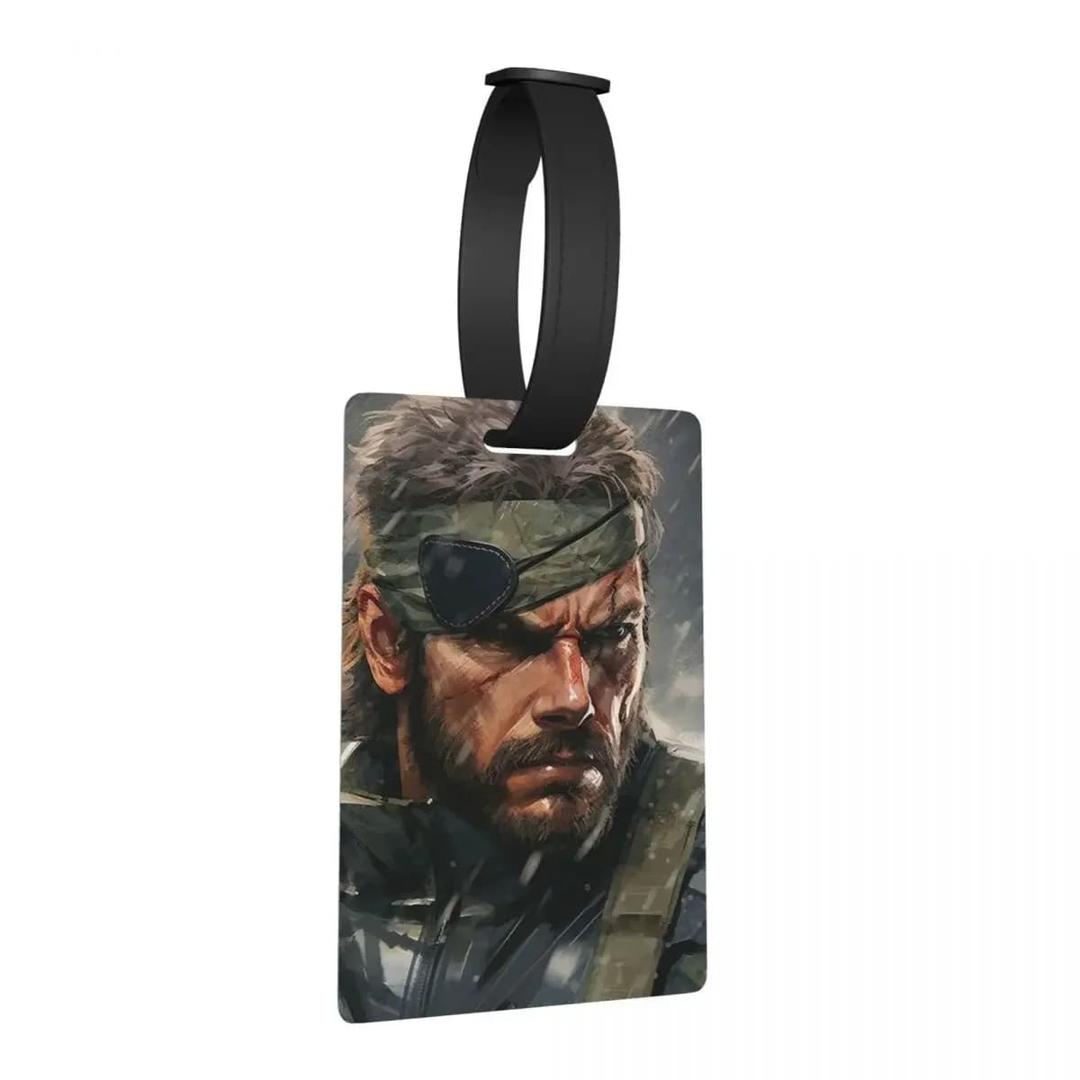 Metal Gear Solid Gioco Etichette per bagagli Accessori per valigie Viaggio Carino Bagaglio Imbarco Tag Porta etichette ID Nome Indirizzo