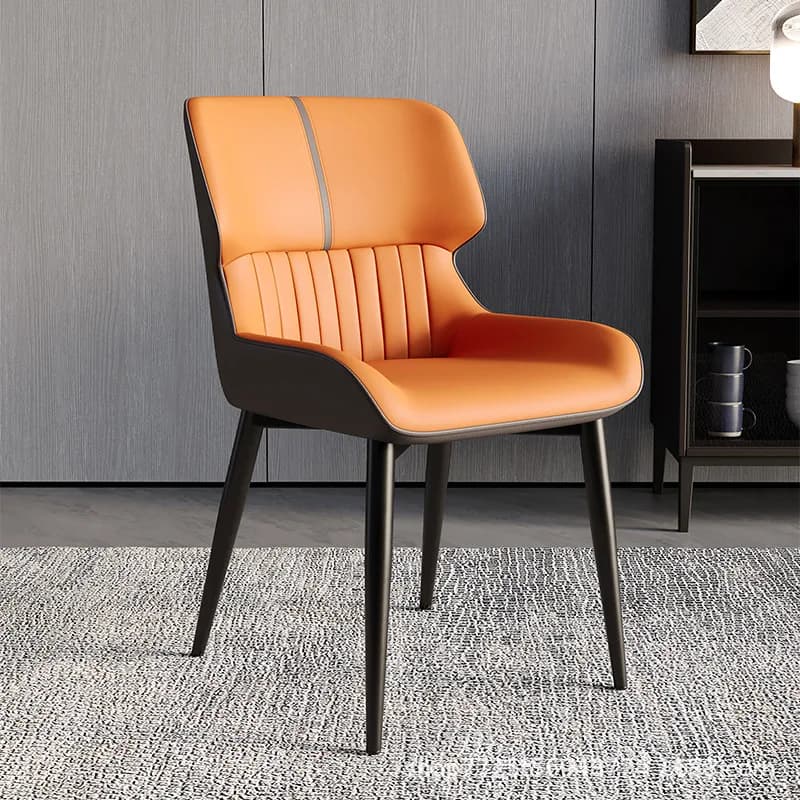 Light Luxury Exquisite Dining Chair Nordic Modern Simple High-grade Cushion Thickened Comfortable Backrest Chair Household