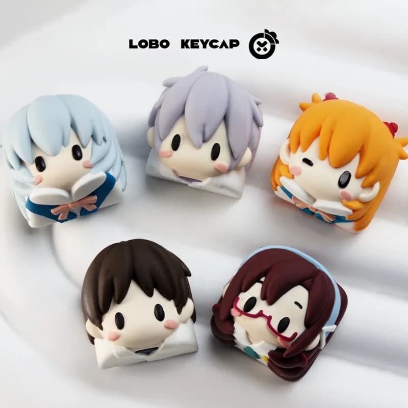 Accessori per tastiera Neon Genesis Evangelion, copritasto per tastiera meccanica Asuka Lingboli