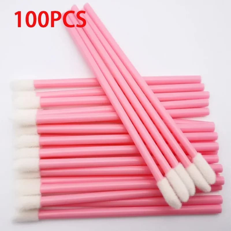 100Pcs Applicator Disposable Mascara Makeup Brushes Lash Extension Lip Brush Eyelash Extension Lipstick Wands Cosmetic Tools