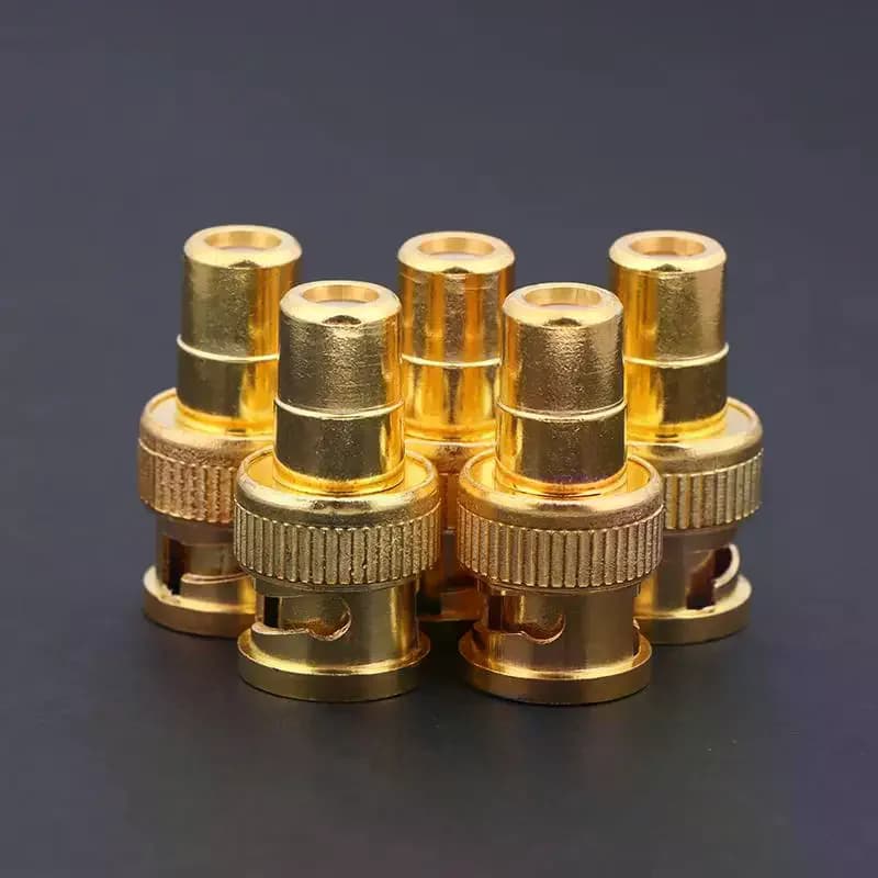 Video Audio AV Cables BNC Male To Female Adapter 75ohm Gold Plated Connector BNC Male To Female