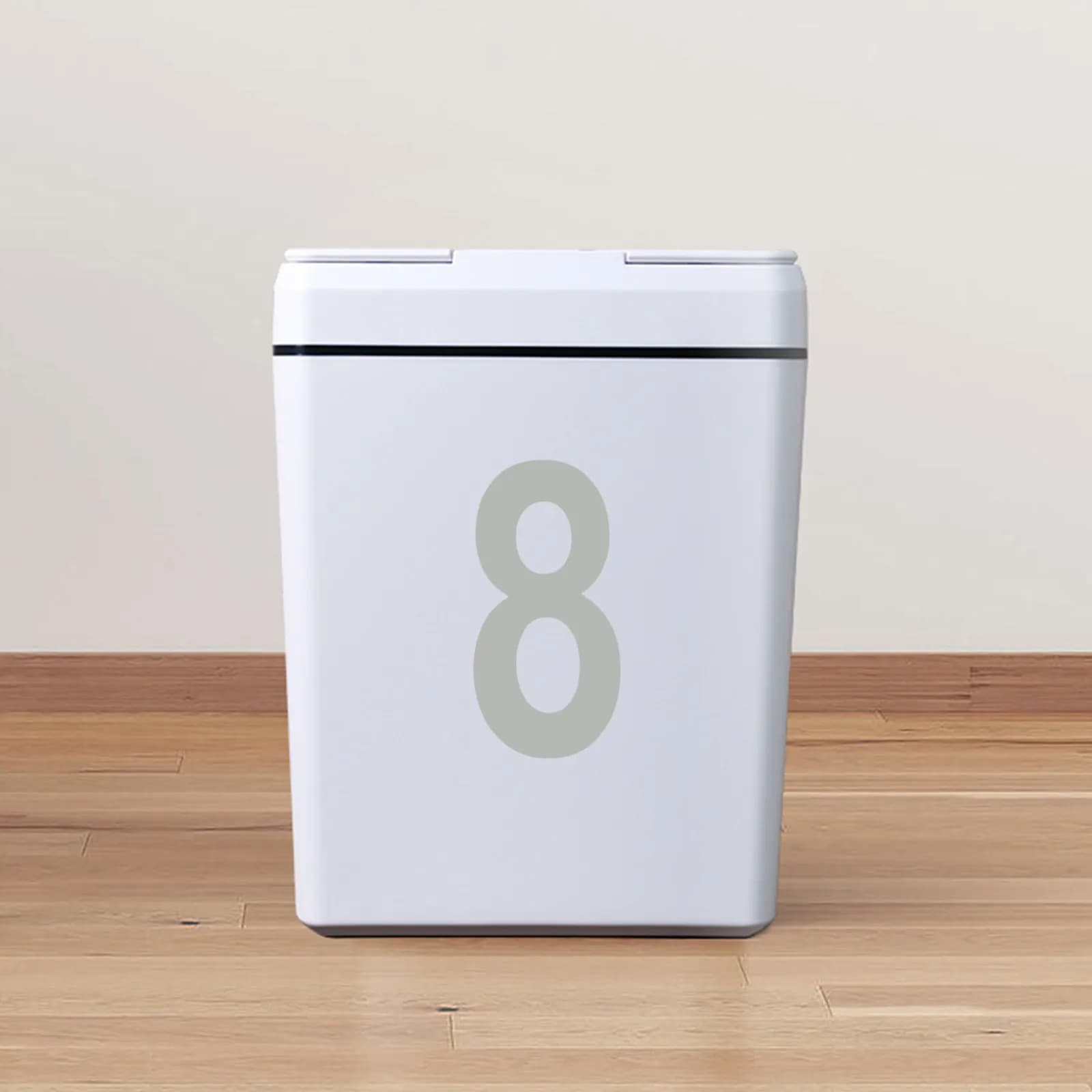 5 Sheets Vinyl Wheel Recycling Bin Number Stickers Adhesive Decals Large Small Numbers for Mailbox Door Address House Outdoor