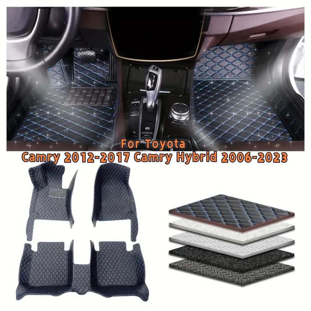 Tappetino auto personalizzato per Toyota Camry 2012-2017 Camry Hybrid 2006-2023 Dettagli interni auto Accessori Tappeto auto antiscivolo