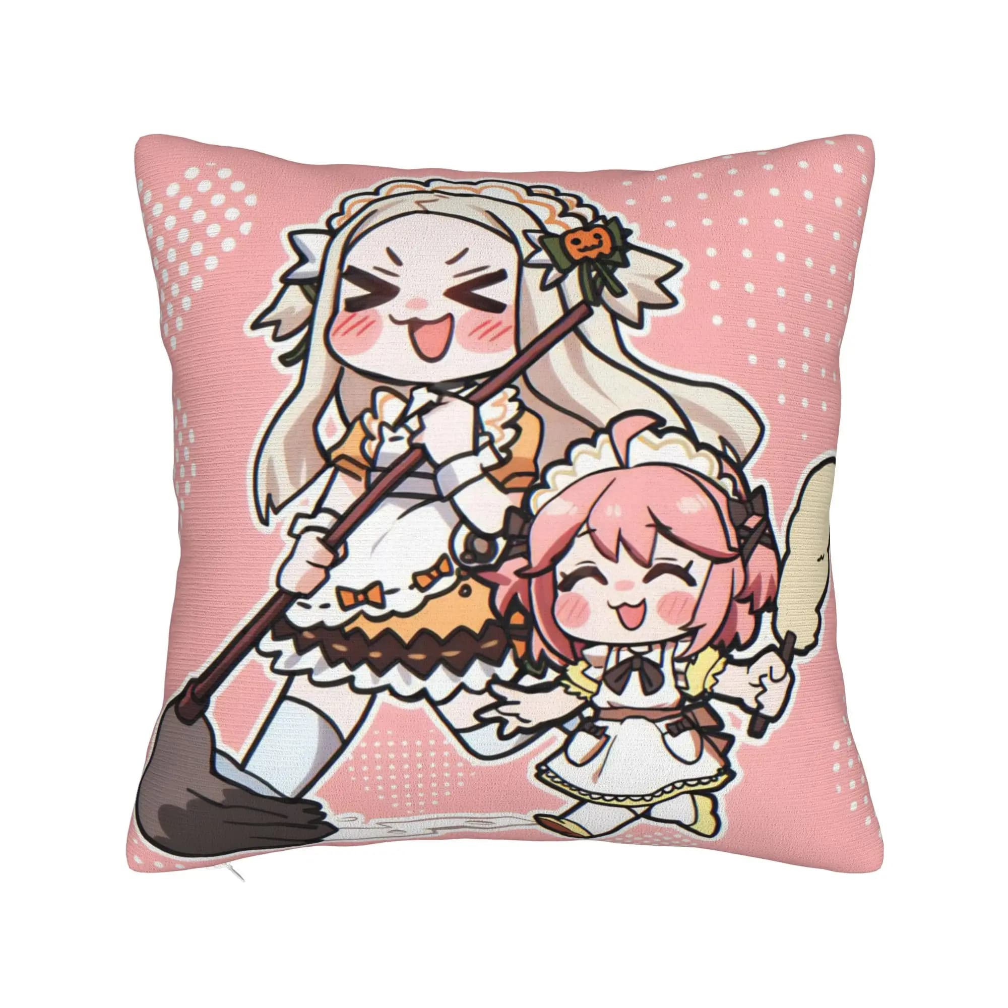 Federe decorative Trickcal C-Chibi Go Games Accessori per la casa Fodera per cuscino decorativo Stile quadrato Multi-misura