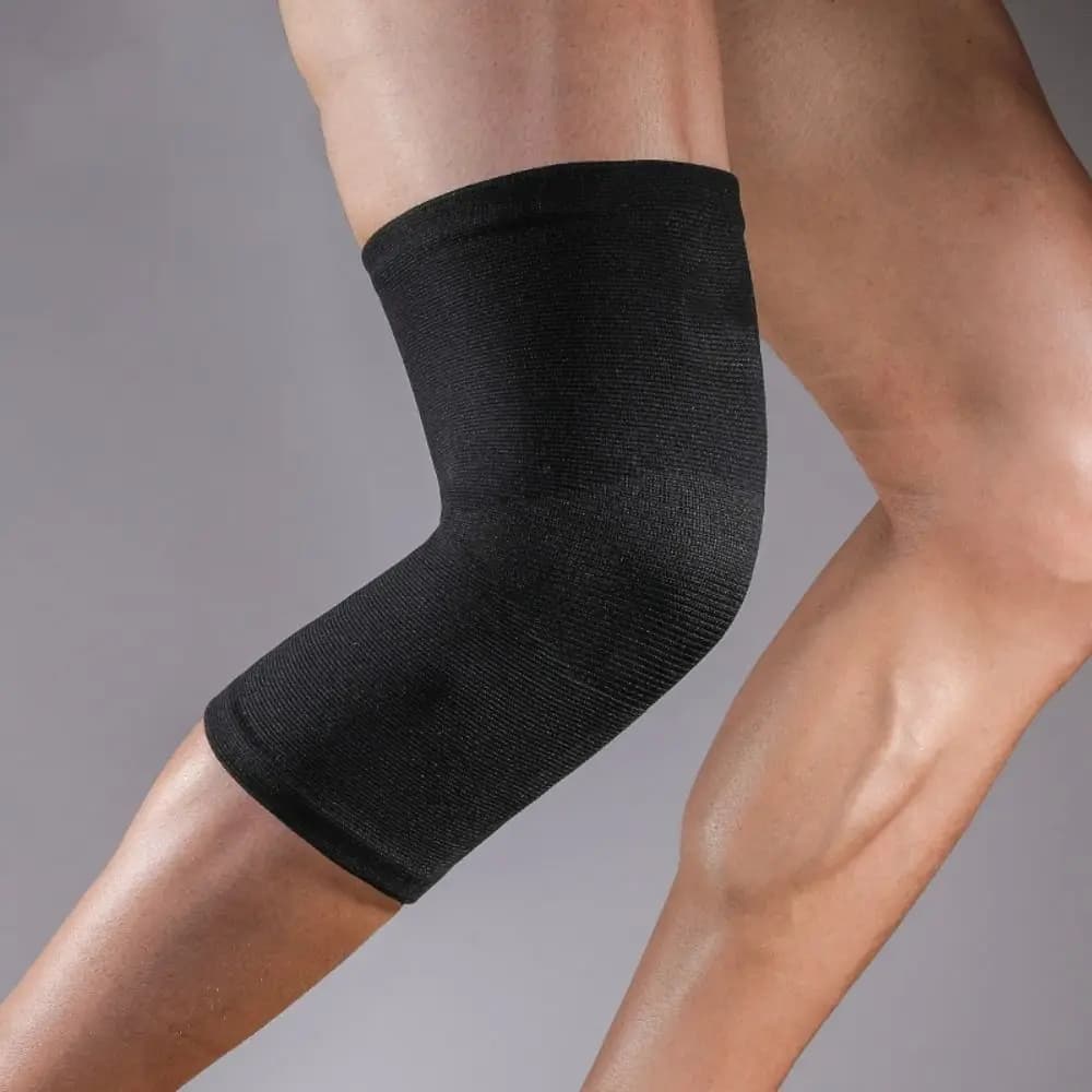 Supporto per Ginocchio Traspirante in Nylon, Applicazione Versatile, Ginocchiere Elastiche Lunghe, Manica per Ginocchio Utile per Pallavolo