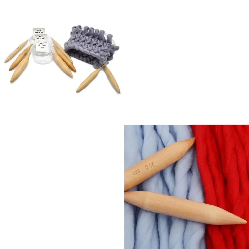15/20/25mm Circular Knitting Needles with Plastic Transparent Tube Sweater Crochet Hook 80cm high quality