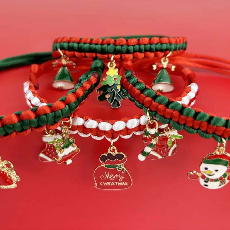Nuova collana per gatti Collare per animali di Capodanno Anello per il collo del cane di Natale, Oggetti di scena per foto, Collana con decorazione di Babbo Natale Accessori per cani