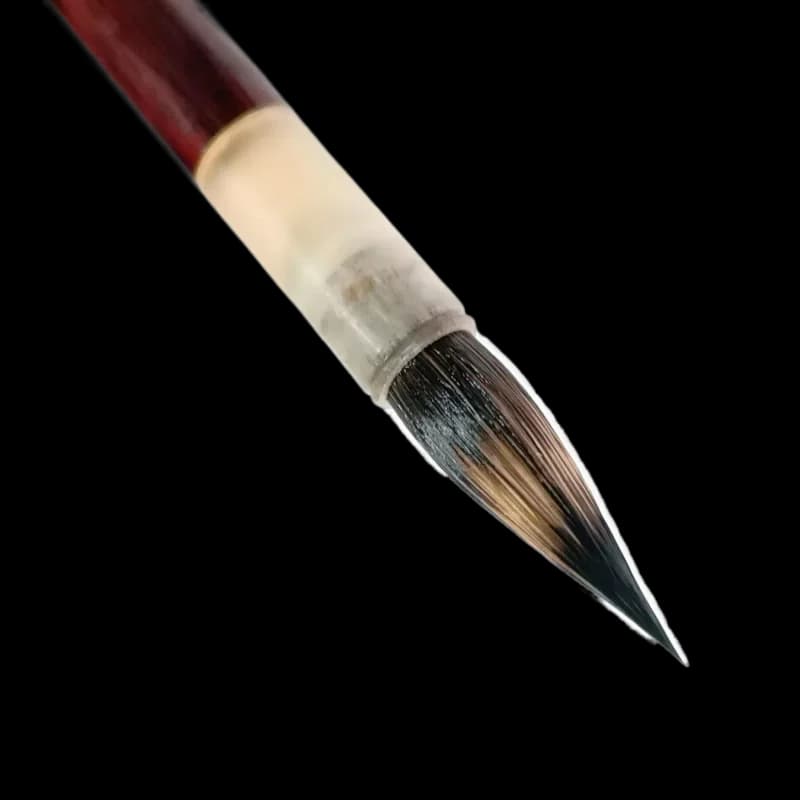 Rabbit Hair Small Regular Script Professional Calligraphy Brush Chinese Painting Brushes Set Ling Fei Jing Thin Gold Brush Pen