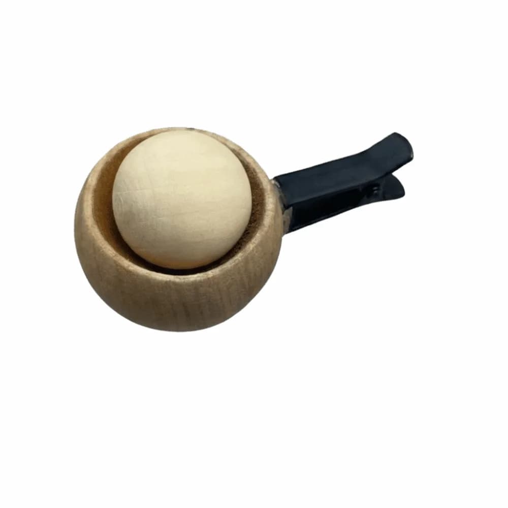 Essential Oil Diffuser for Car Made in Hand, Elegant Design in Natural Black Walnut, Reusable, Mini Size