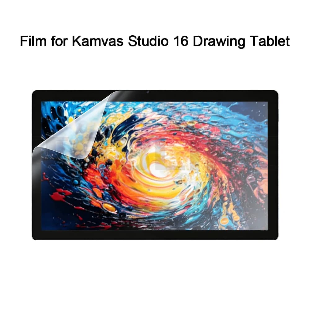 Pellicola protettiva per Huion KAMVAS Studio 16 tavoletta grafica Dsplay, come disegnare su pellicola protettiva per tavoletta con penna da disegno digitale