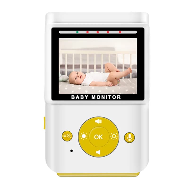 2.4 inch Home Wireless Baby Surveillance Camera Video Baby Monitor NightVision Temperature Detection Lullaby Intercom Babysitter