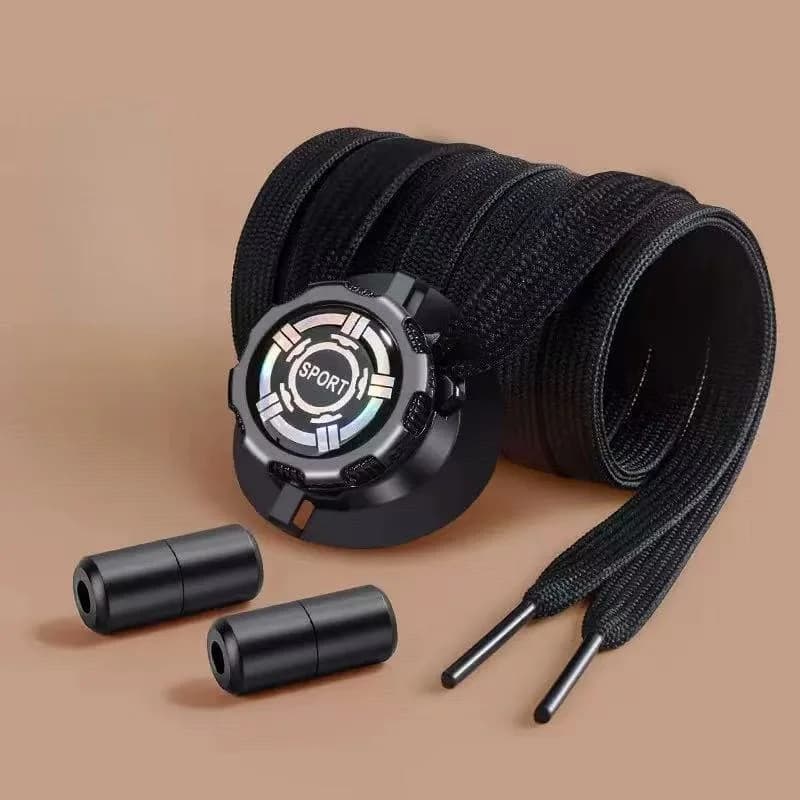 1 Paio di Chiusure Sportive Senza Lacci - Fibbie Rotanti per Lacci Spessi, Chiusura Rapida Unisex per Scarpe da Esterno e Sportive