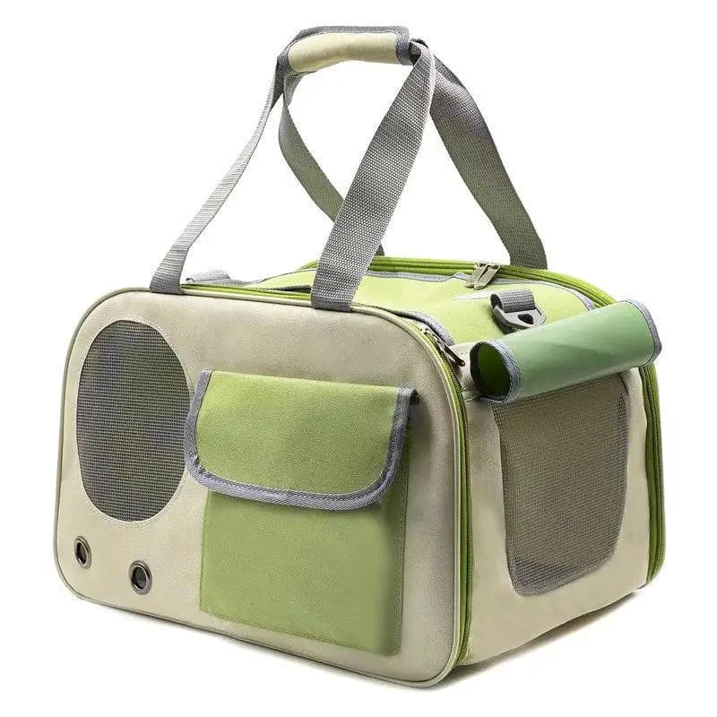 Borsa Portatile per Animali Domestici, Borsa a Tracolla Singola Pieghevole, Borsa da Viaggio per Cani, Borsa per Animali da Esterno, Trasportino Resistente per Animali