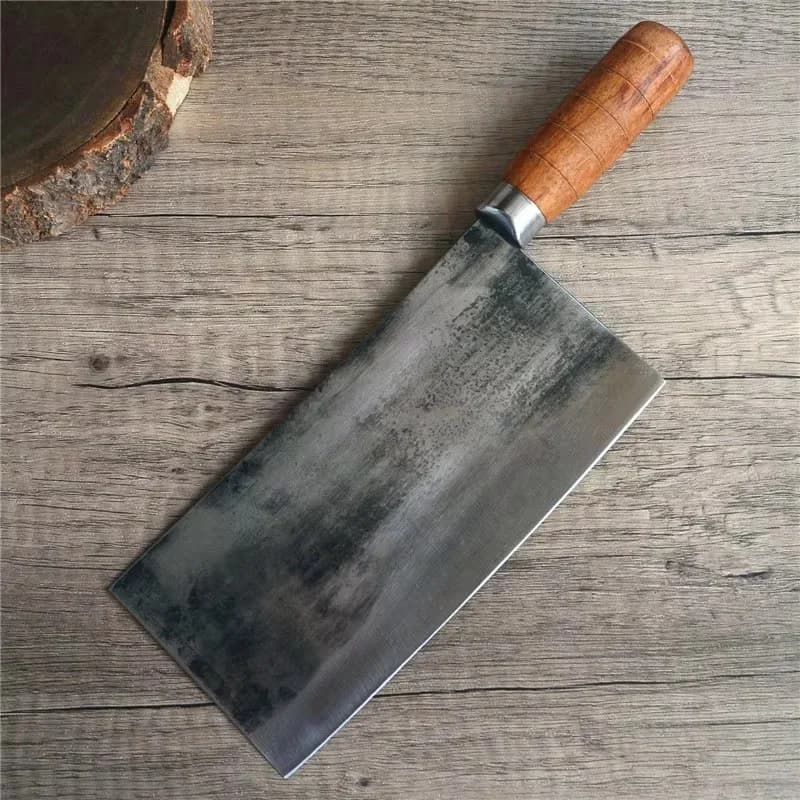 Coltello per affettare cinese forgiato a mano Mannaia da cucina Coltello da macellaio Carne Verdura Sushi Taglio Coltello per sfilettare Chef Taglierina da cucina