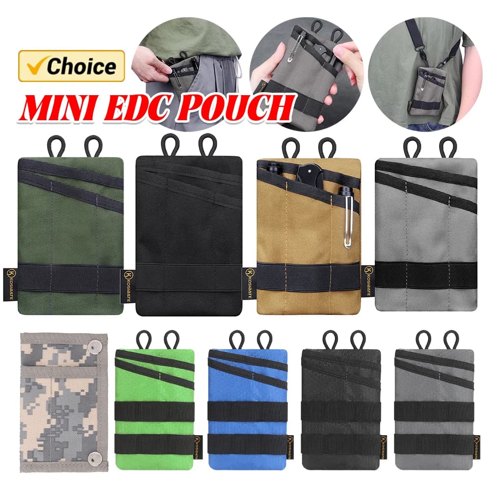 Outdoor Sports Camping Hiking Bag Multifunctional Card Key Bag EDC Tool Bag for Mountaineering Hunt