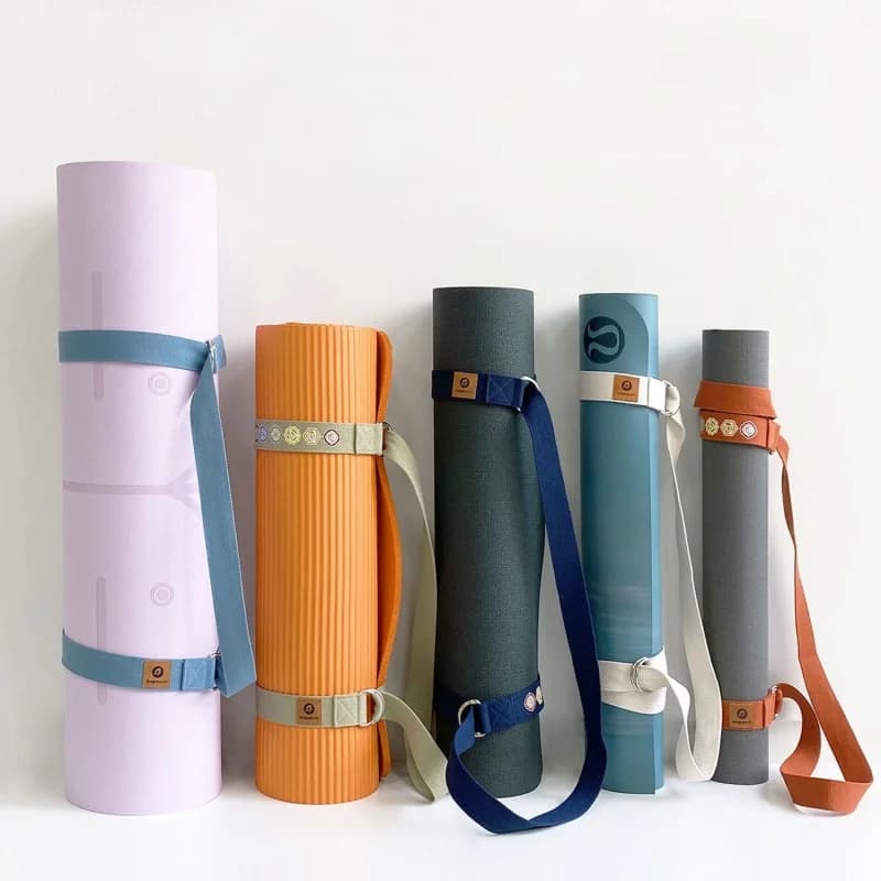 Tappetino da yoga Tracolla da trasporto Spallacci regolabili Pilates Esercizio Cintura da yoga Tracolla sportiva Tracolla da yoga Fascia elastica