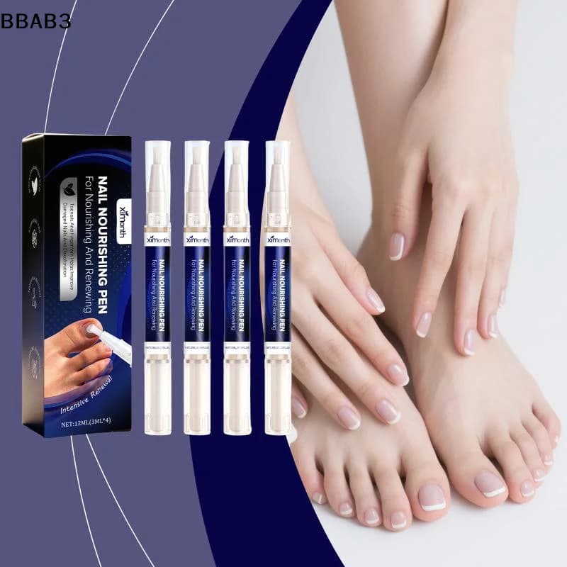 【B】Nail Nourishing Pen Nourishes And Moisturizes Soft And Hard Nails, Providing Natural Shine And Conditioning.
