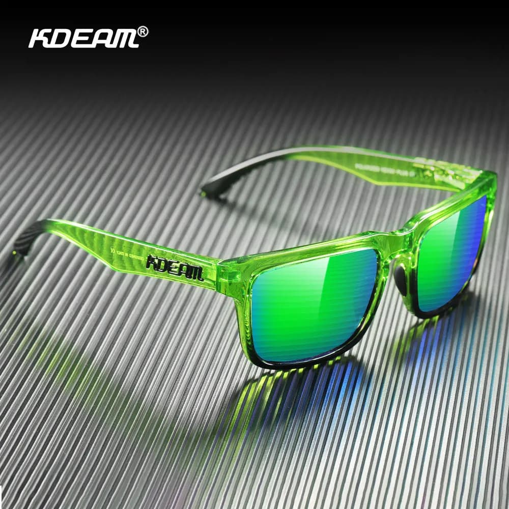 KDEAM Large Size Men's Sunglasses Polarized Photochromatic View Glasses Oversize Sunglasses With Width 154mm KD332 PLUS