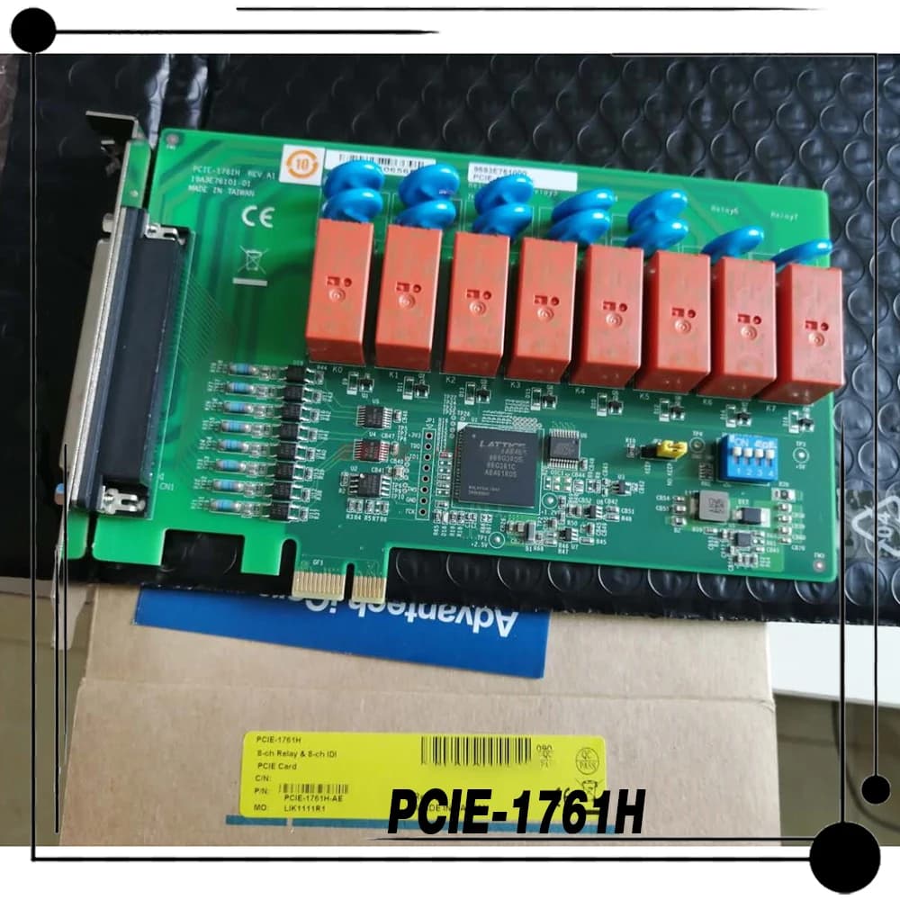 Scheda di controllo del movimento a 8 canali con ingresso digitale isolato a relè per scheda di acquisizione Advantech PCIE-1761H