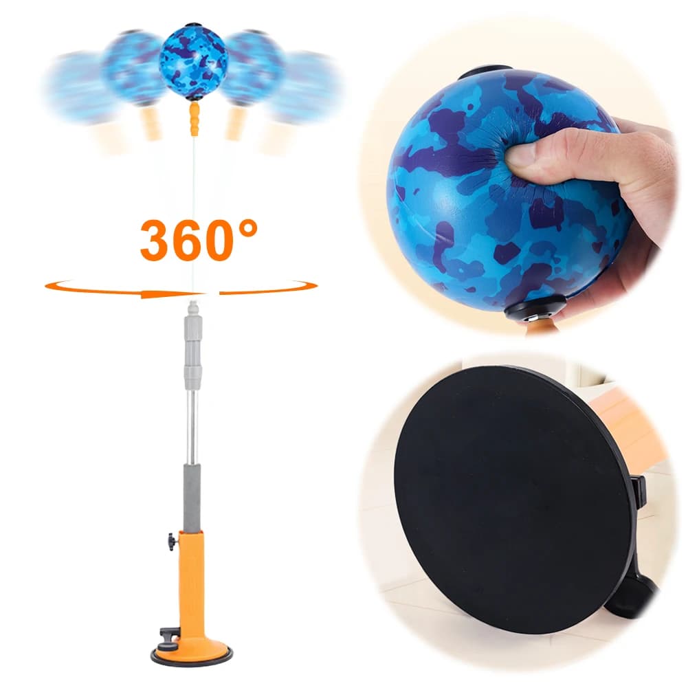 Boxing ball with suction cup base Boxing bag for reflexes Antistress Sports coach Boxing Ball for reflexes Boxing equipment