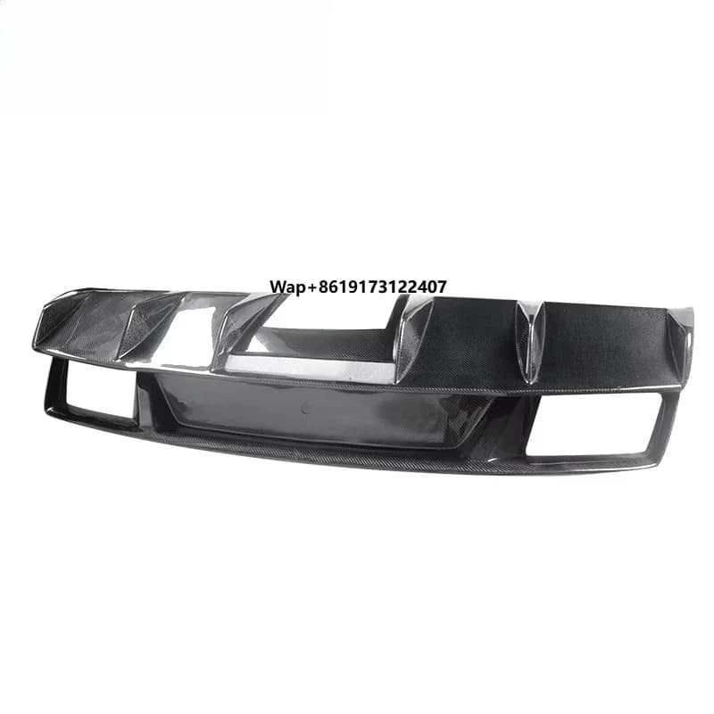 For 2008-2014 Superlaggera Style Carbon Fiber Rear Diffuser Rear Bumper Diffuser Accessories Tuning Parts