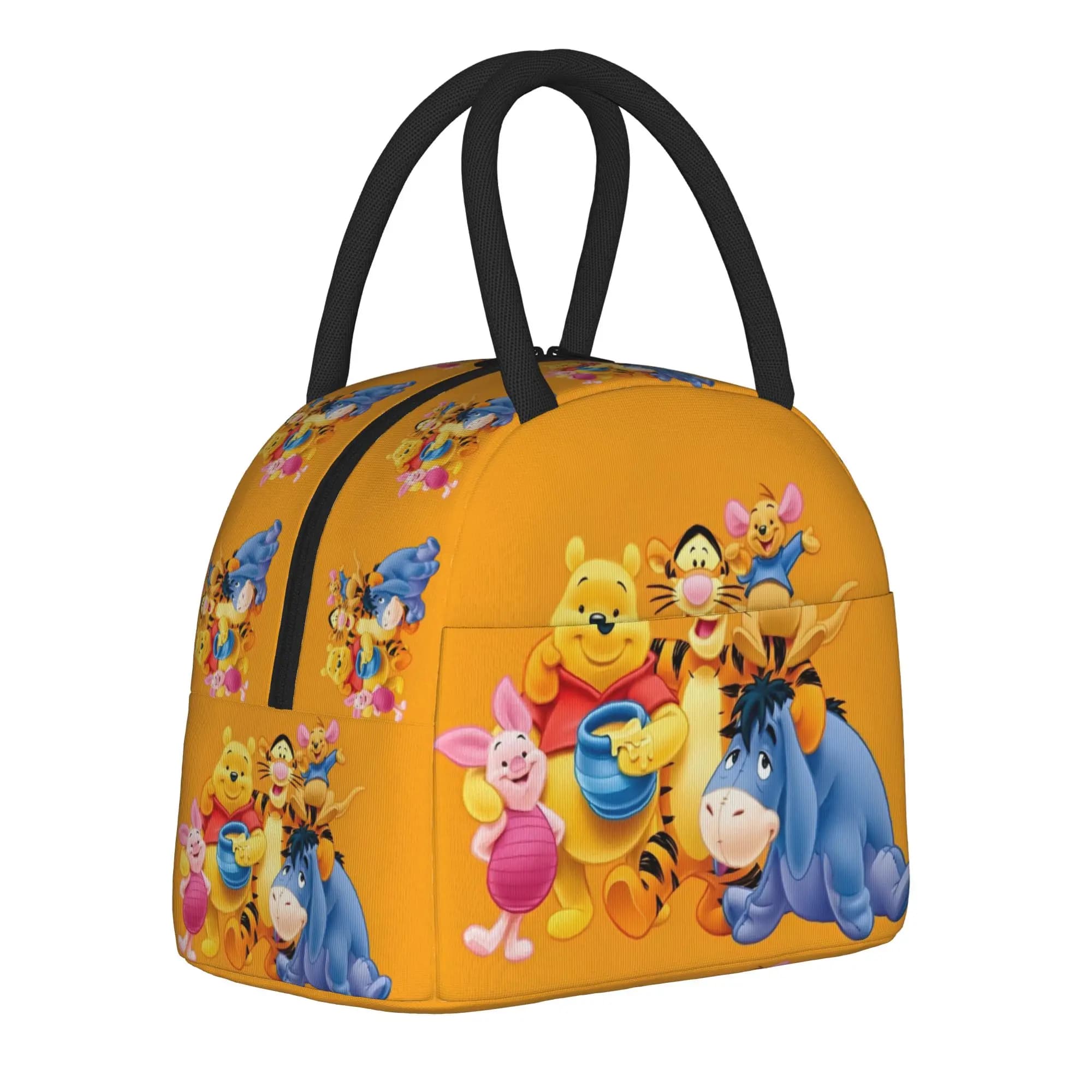 Borse termiche per il pranzo Pooh e i suoi amici, borsa frigo riutilizzabile, contenitore per il pranzo Winnie The Pooh, borsa grande per il pranzo, per ragazze e ragazzi, per la scuola superiore