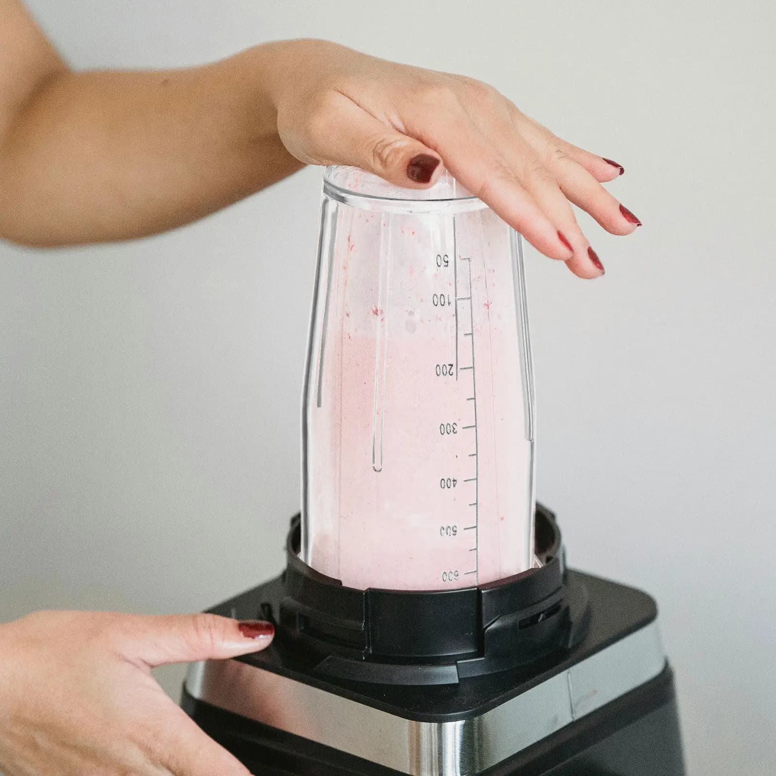 Bicchieri per Frullatore Sostituibili in Materiale PC con Indicatori di Misurazione per Frullati e Milkshake, Parti di Ricambio Portatili