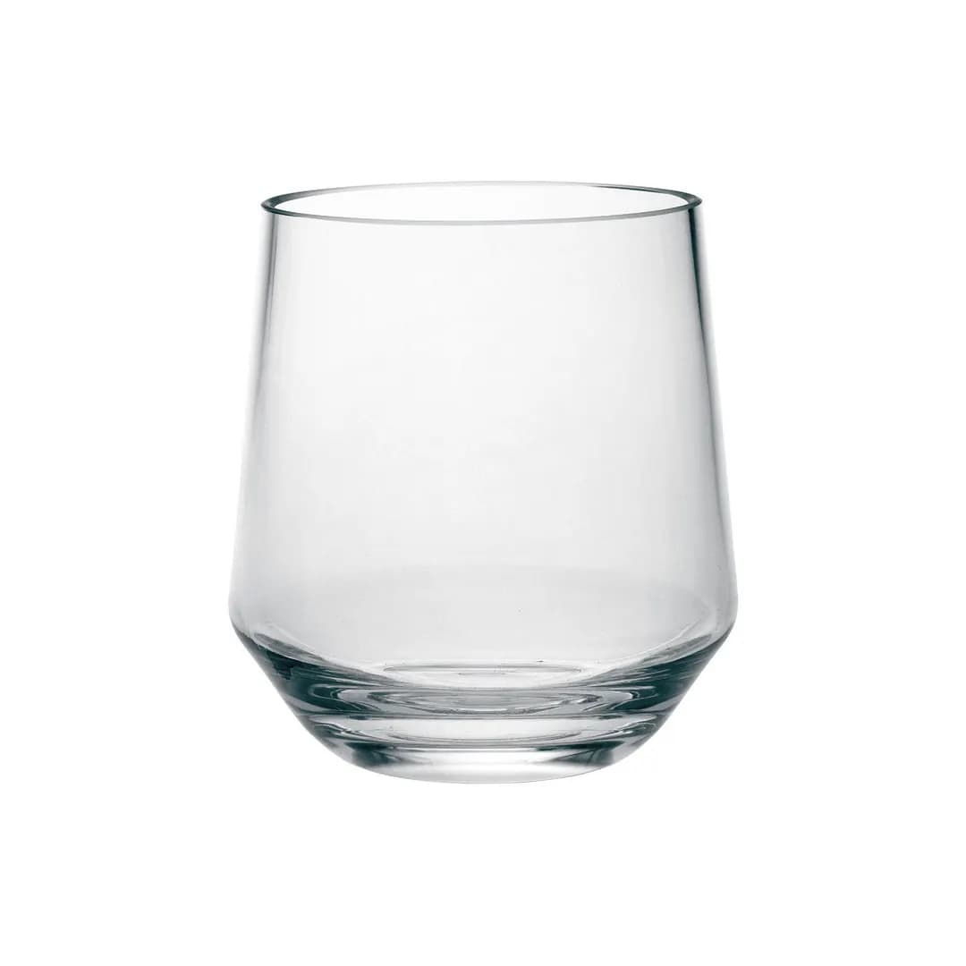 Set di 4 bicchieri da vino in plastica (350ml), senza BPA, in Tritan, modello Lexington, bicchieri infrangibili per vino rosso e bianco