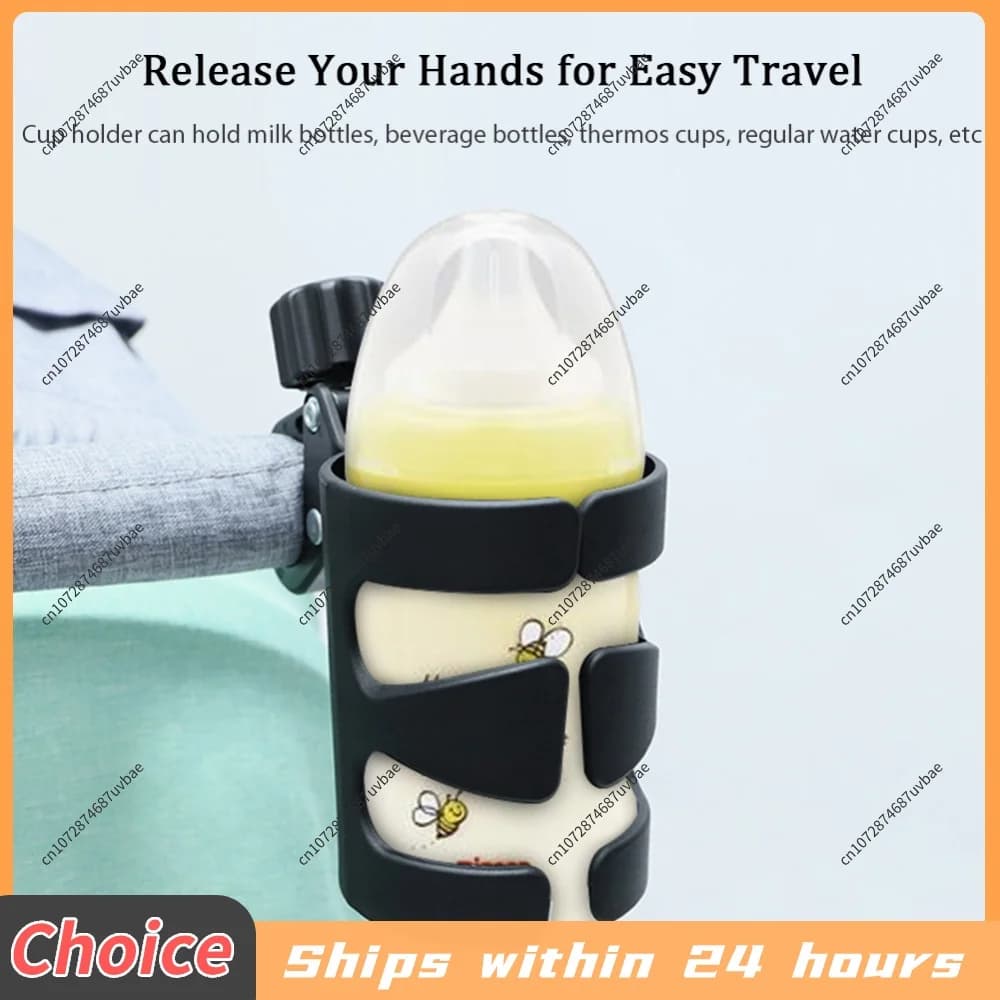 Universal Stroller Cup Holder Baby Stroller Accessories Bike Cup Holder Bottl Holder for Stroller/Bike/Wheelchair/Walker