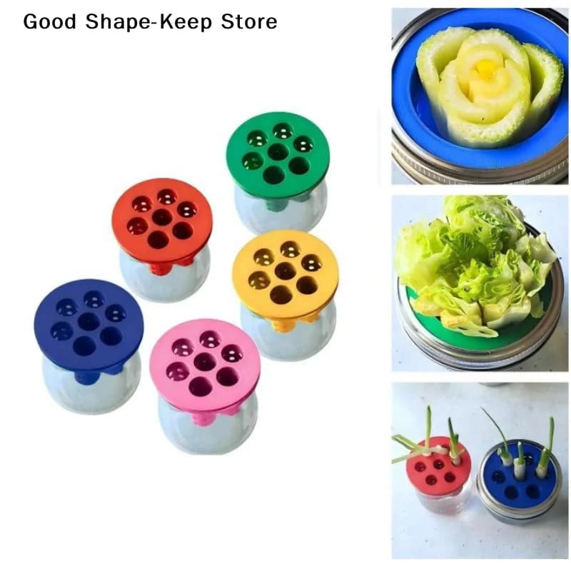 Vaso da vivaio da giardino da 1 pezzo, con sette celle, per la coltivazione di piante, per fiori e ortaggi, per giardinaggio domestico, vassoio per la germinazione dei semi stampato in 3D