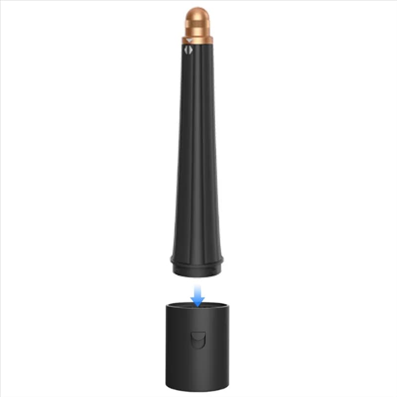 diPASSIONE diKit for Dyson HD17/HD18 hair dryers - 0,78 inch to 1.4 inch long conical rods and adapter for iron hair curler