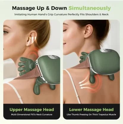 Lightweight Mini Muscle Massage Gun Portable Deep Tissue Percussion Massager With Multiple Heads for Pain Relief & Recovery