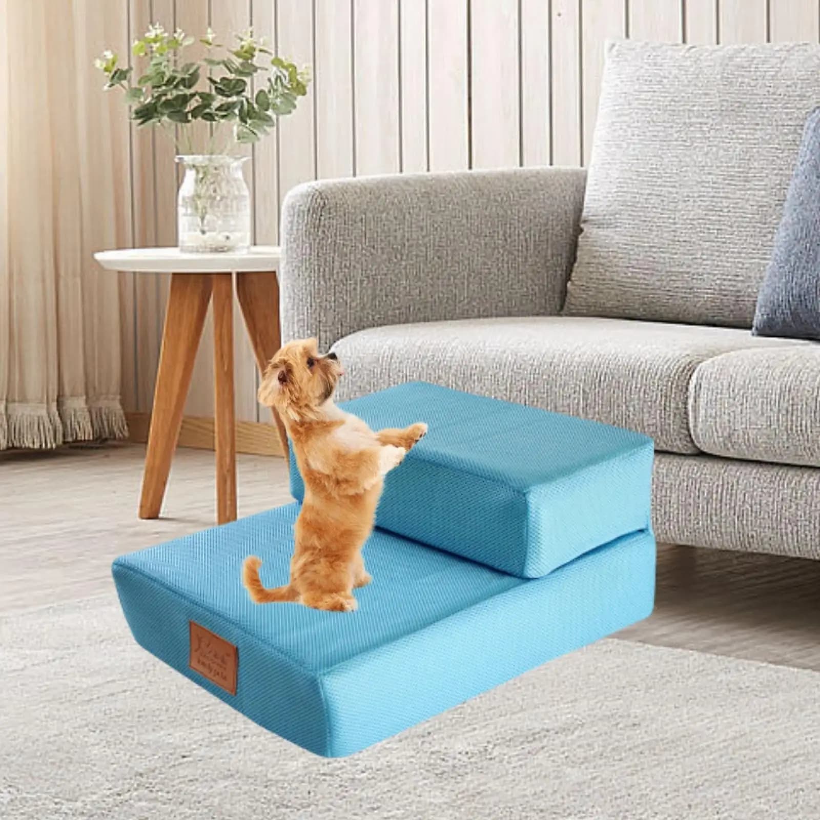 2 gradini per cani per letto alto, comodi, antiscivolo, leggeri, per animali domestici, per uso interno, letto alto, arrampicata per gatti, piccoli animali domestici