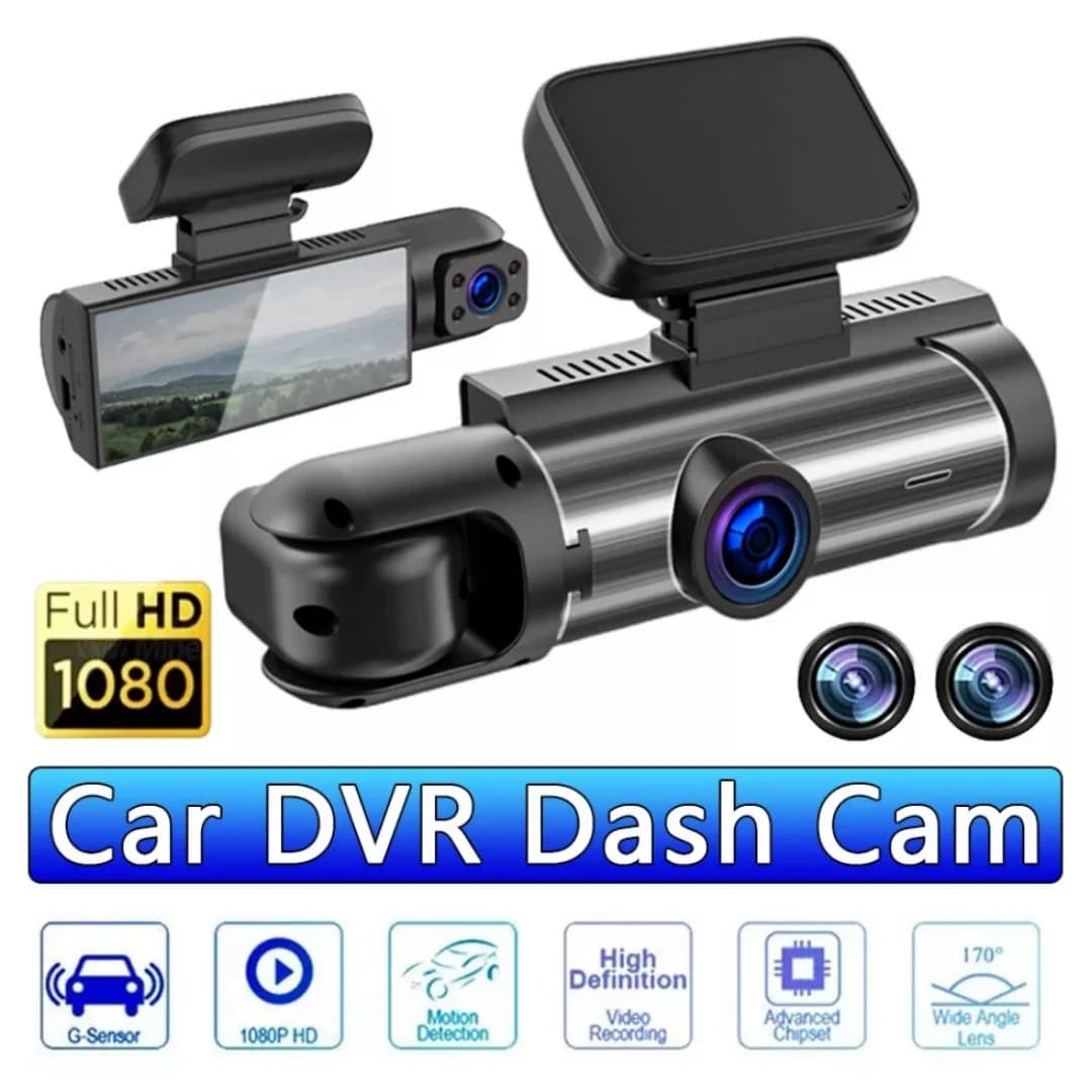 Registratore di guida anteriore e integrato per auto 1080P Registratore di guida WIFI da 3,16 pollici Registratore per doppia fotocamera per auto Scatola nera Accessori per auto