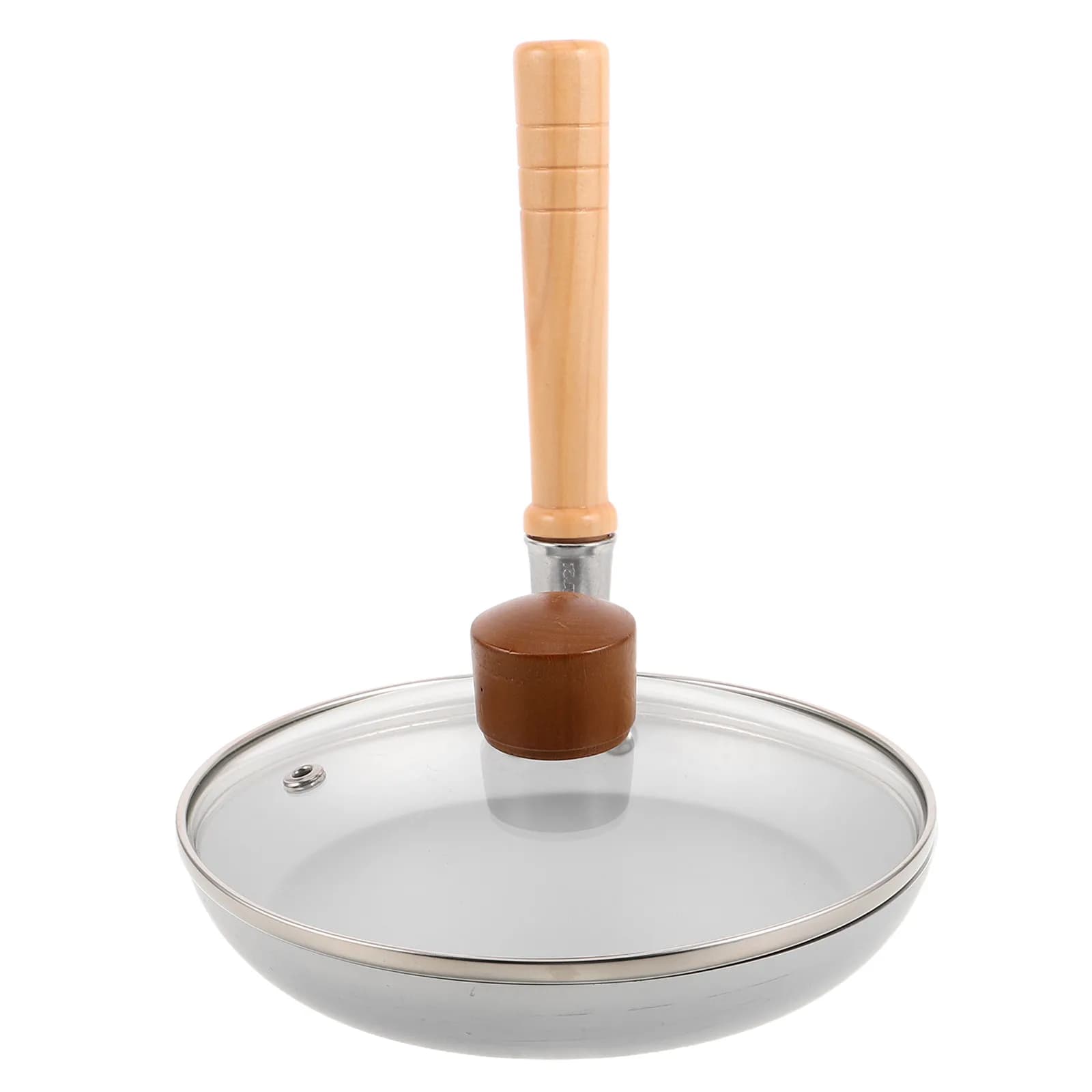 1Set Japanese Vertical Handle Cooking Pot Nonstick Mini Frying Pan for Oyakodon Small Egg Pan Compact Design Kitchen