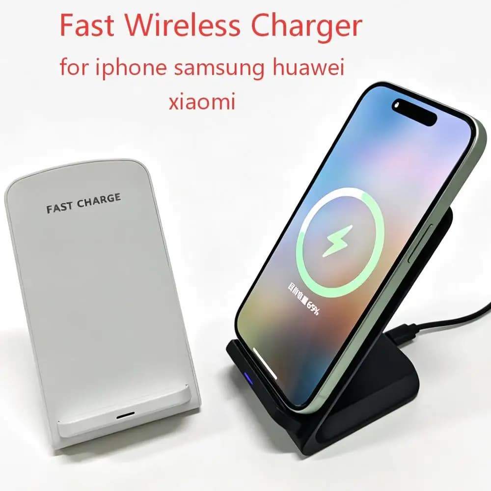 30W Wireless Charger Stand For IPhone17 16 15 14 13 12 Pro Max 11 XS XR X 8 Samsung S23 S22 Type C Fast Charging Dock Station