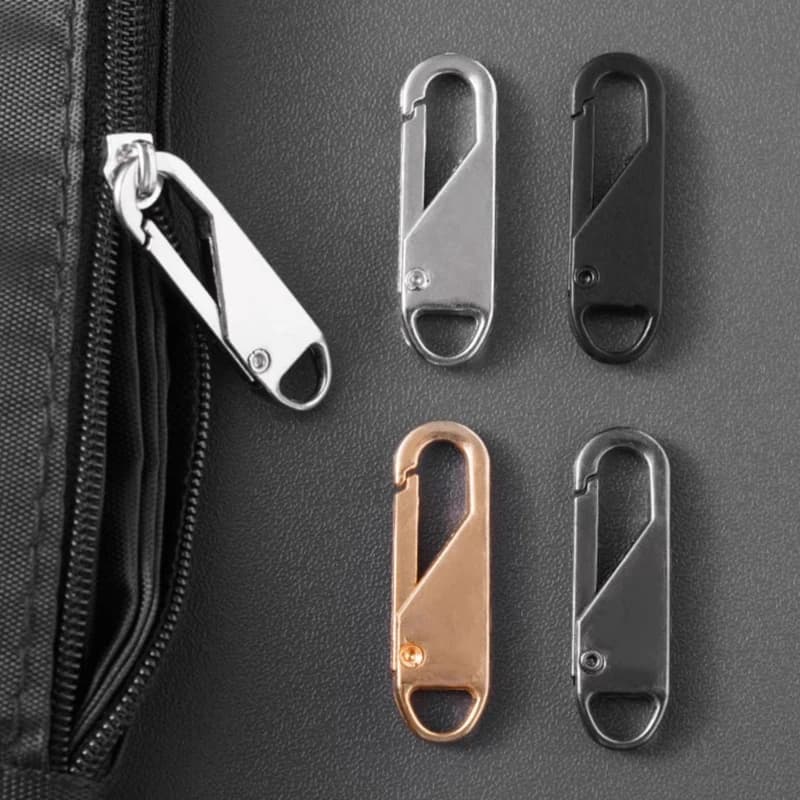 Testa del kit di riparazione universale per cerniera istantanea - Artigianato di cucito fai-da-te per la sostituzione della cerniera della valigia della borsa da viaggio con fibbia rotta