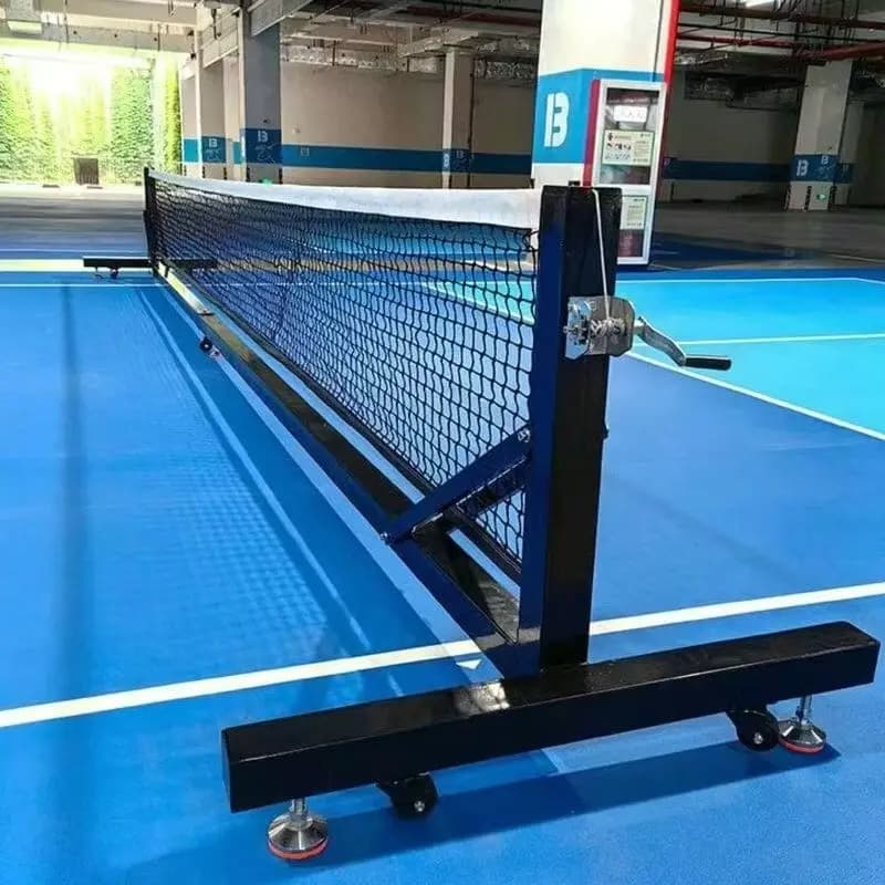 Palo da tennis mobile con carrucola Peak per rete da tennis, per adulti, 6,8 m