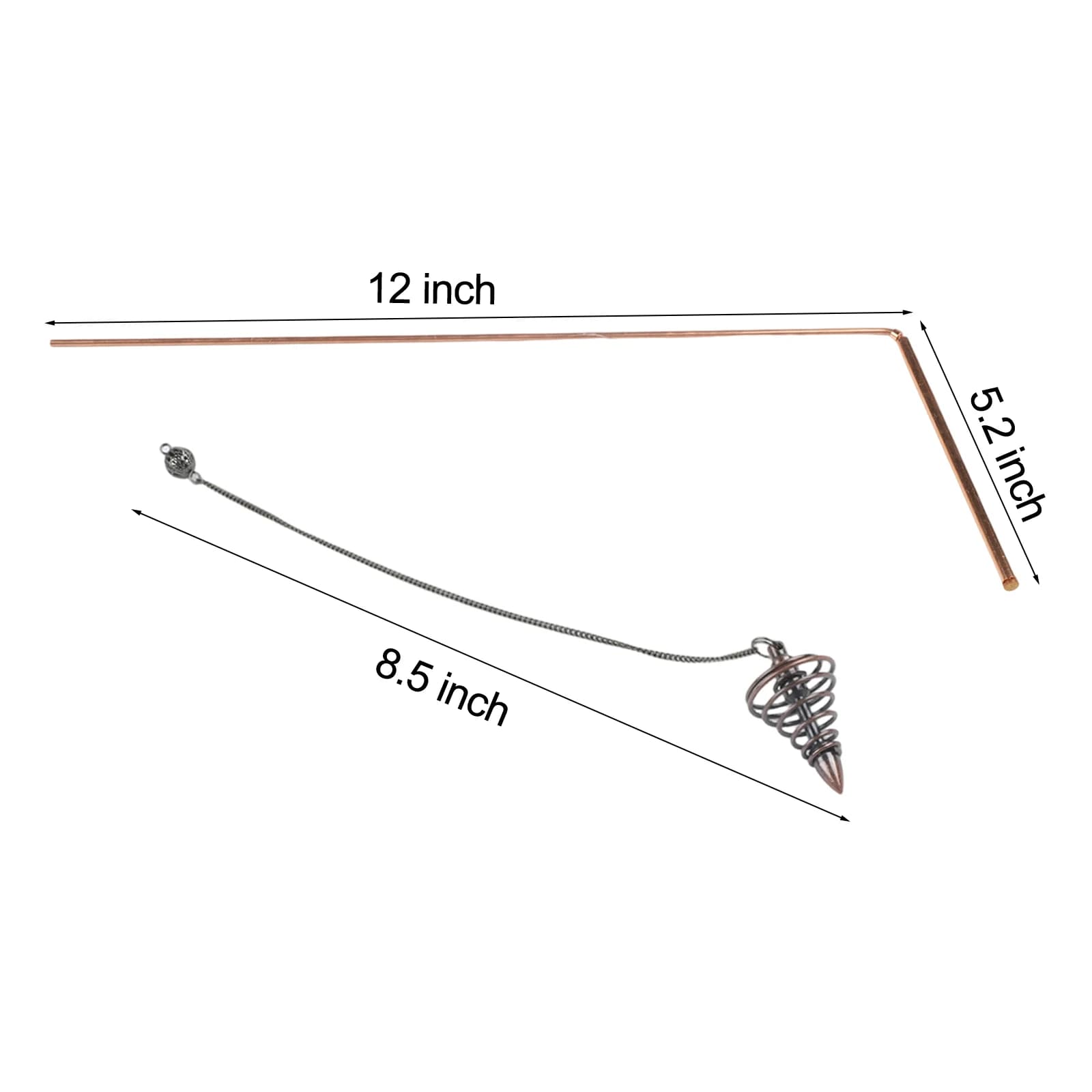 Kit Pendolo Psichico Come Mostrato nell'Immagine, Kit per Esplorazione e Decisione, Kit Pendolo per Esplorazione Creativa