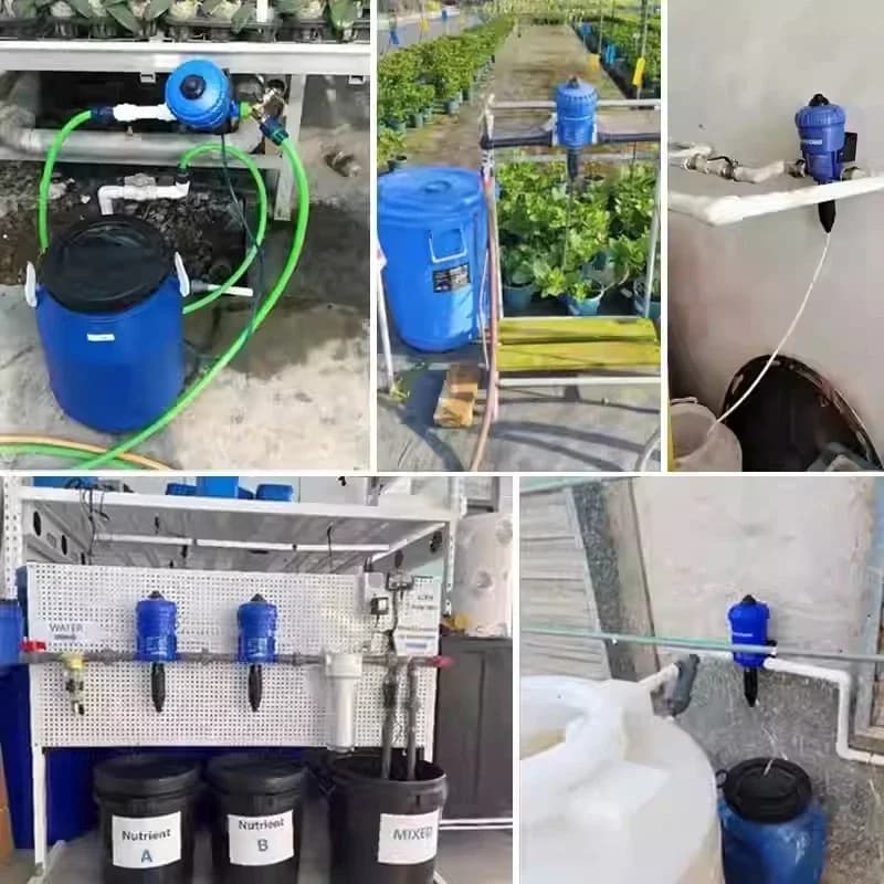 Pompa Proporzionale per Dosaggio Acqua, Dosatore di Fertilizzante, Iniettore, Pompa di Proporzionamento, Collettore Pioggia, Dosatore Liquidi per Auto P2502