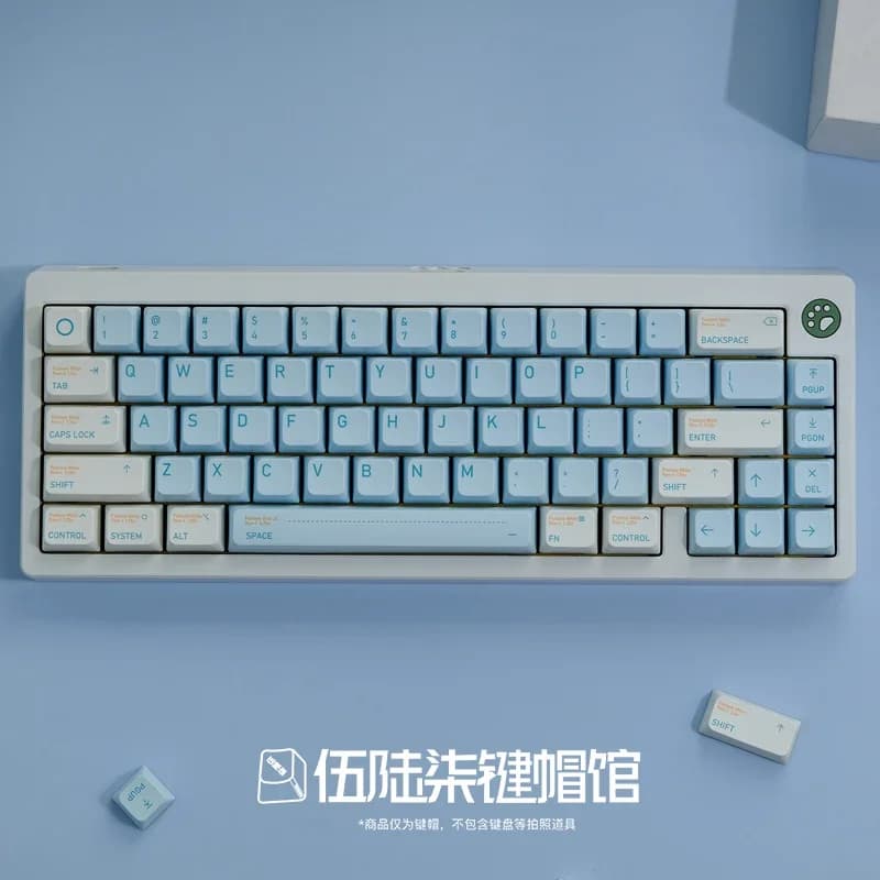 Light Sky Dream Keycap PBT Sublimazione, simile a MDA Altamente adatti a 104/68/87/980 e altri tastiere meccaniche