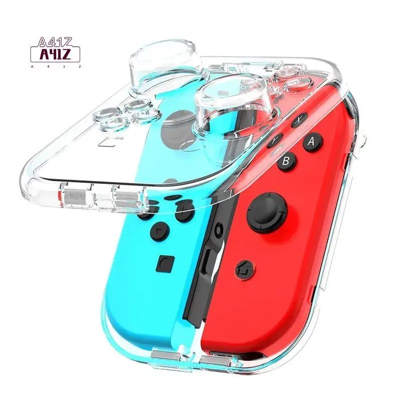 A41Z-NEW Mini Version PC Transparent Storage Box For Switch Joy-Con No-Wristband Version Joycon Storage Box