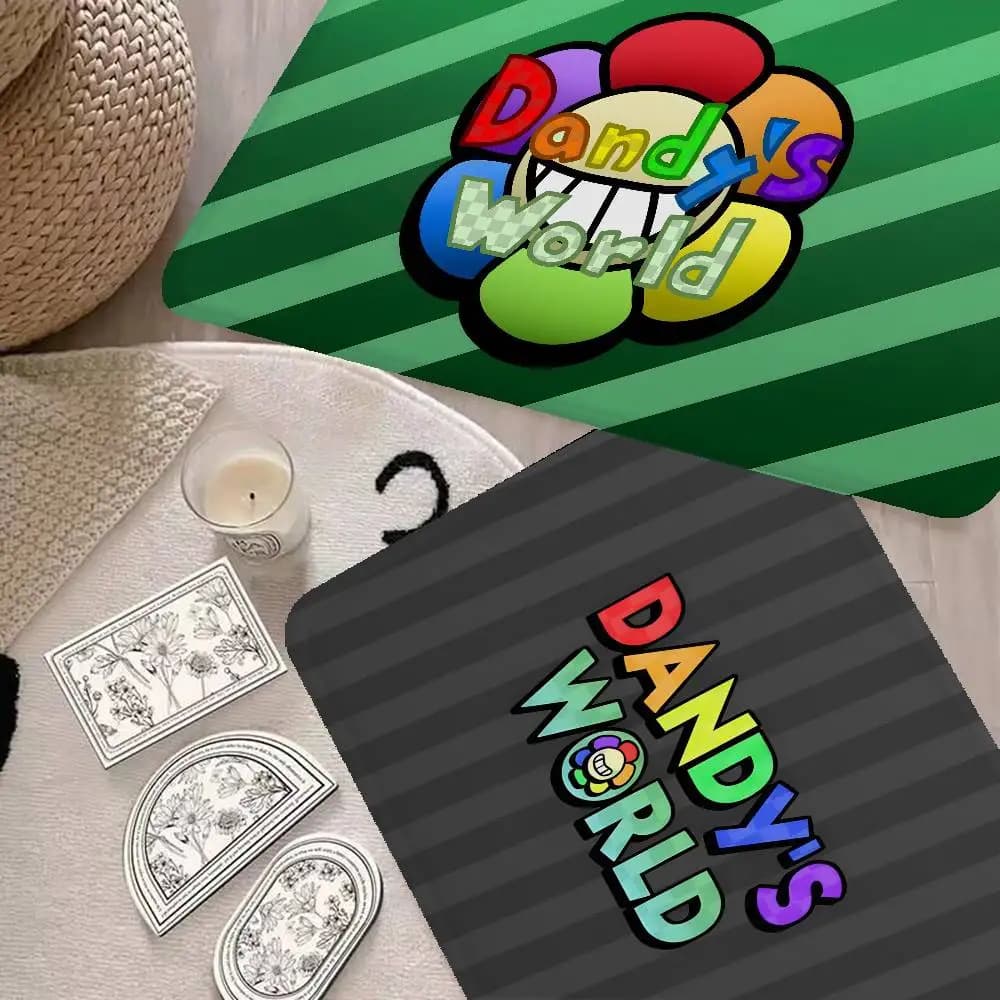 D-Dandys WorldS Cartoon Hallway Carpet Non-Slip Laundry Room Mat Laundry Decor Balcony Child Living Room Bedside Area Rugs