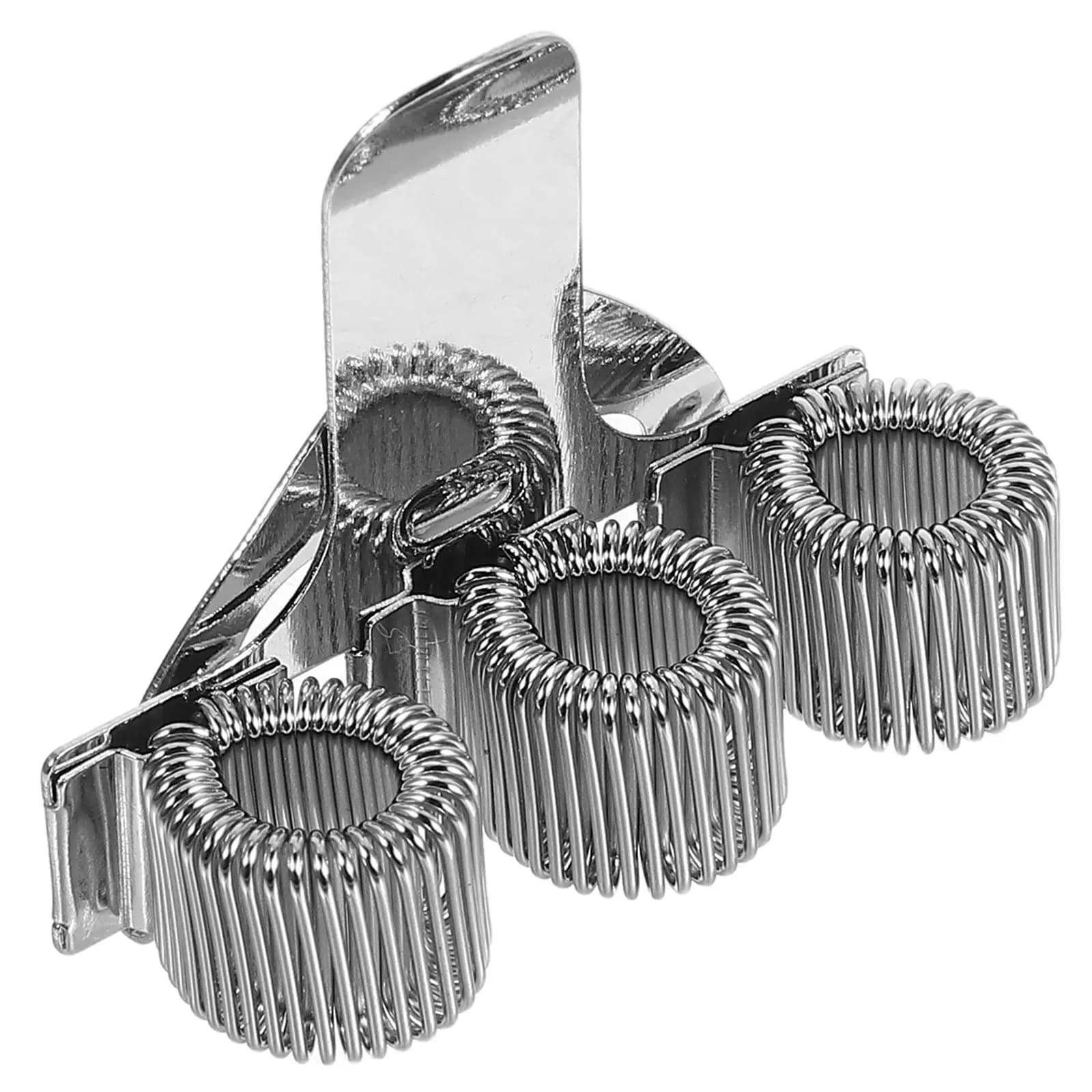 Clip per penna da taccuino, 3 pezzi, design a molla, supporto sicuro per professionisti sanitari, agenda, passante per penna, clip in metallo